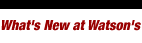 What's new at Watson's